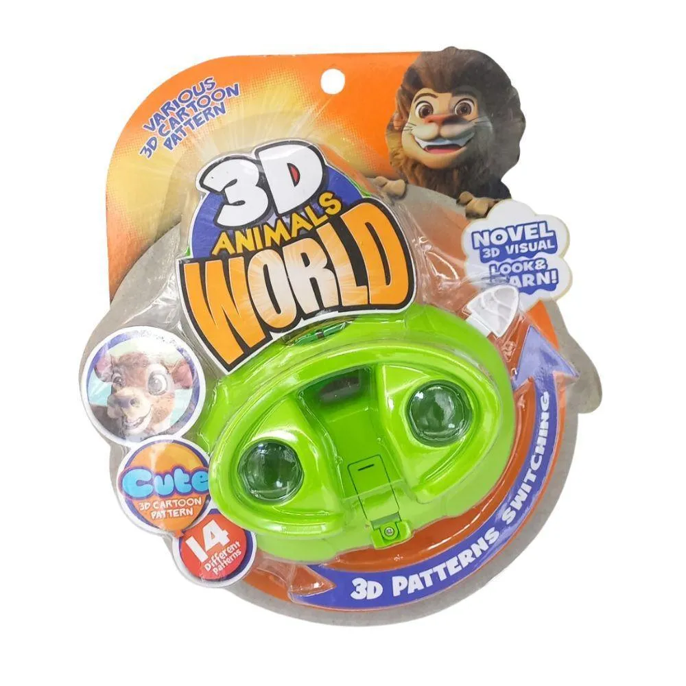 3D Elliptical Animal Viewing Machine - Explore 3D Animal World with 14 Different Patterns - Ages 3 