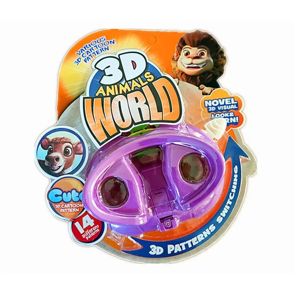 3D Elliptical Animal Viewing Machine - Explore 3D Animal World with 14 Different Patterns - Ages 3 