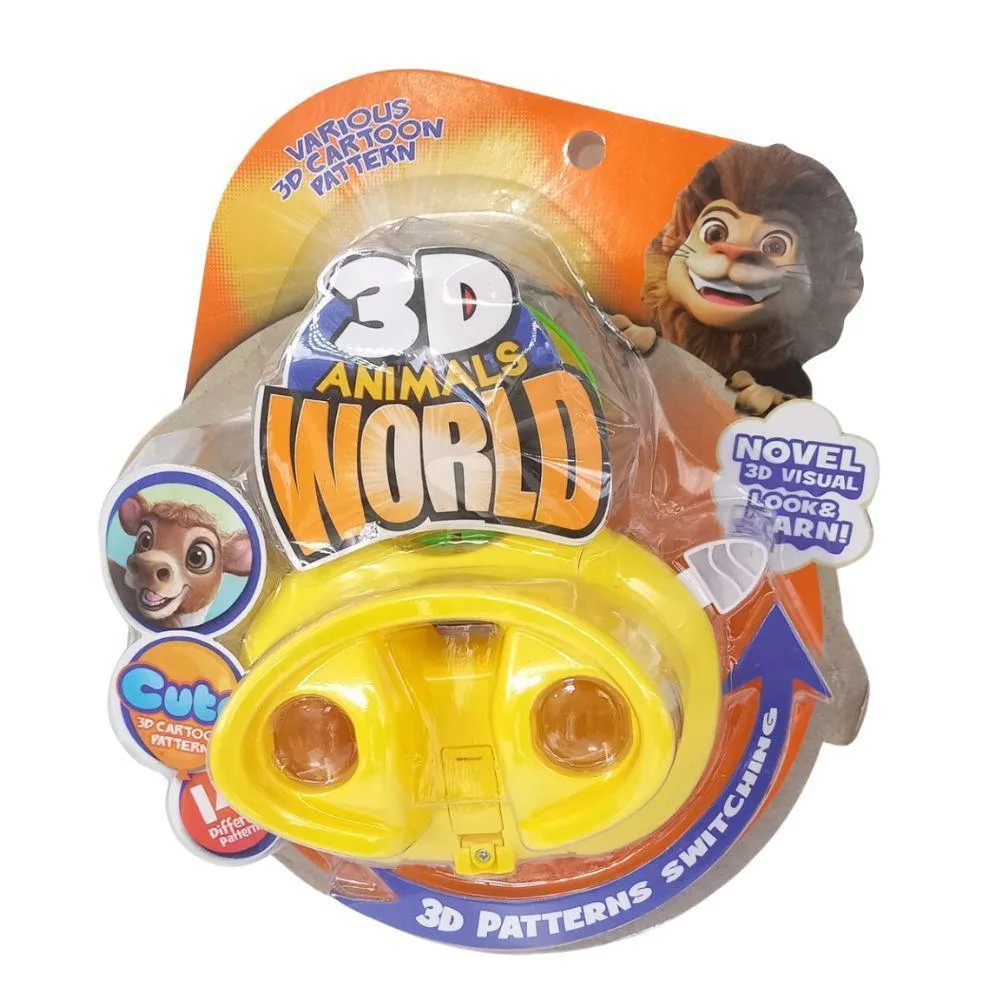 3D Elliptical Animal Viewing Machine - Explore 3D Animal World with 14 Different Patterns - Ages 3 