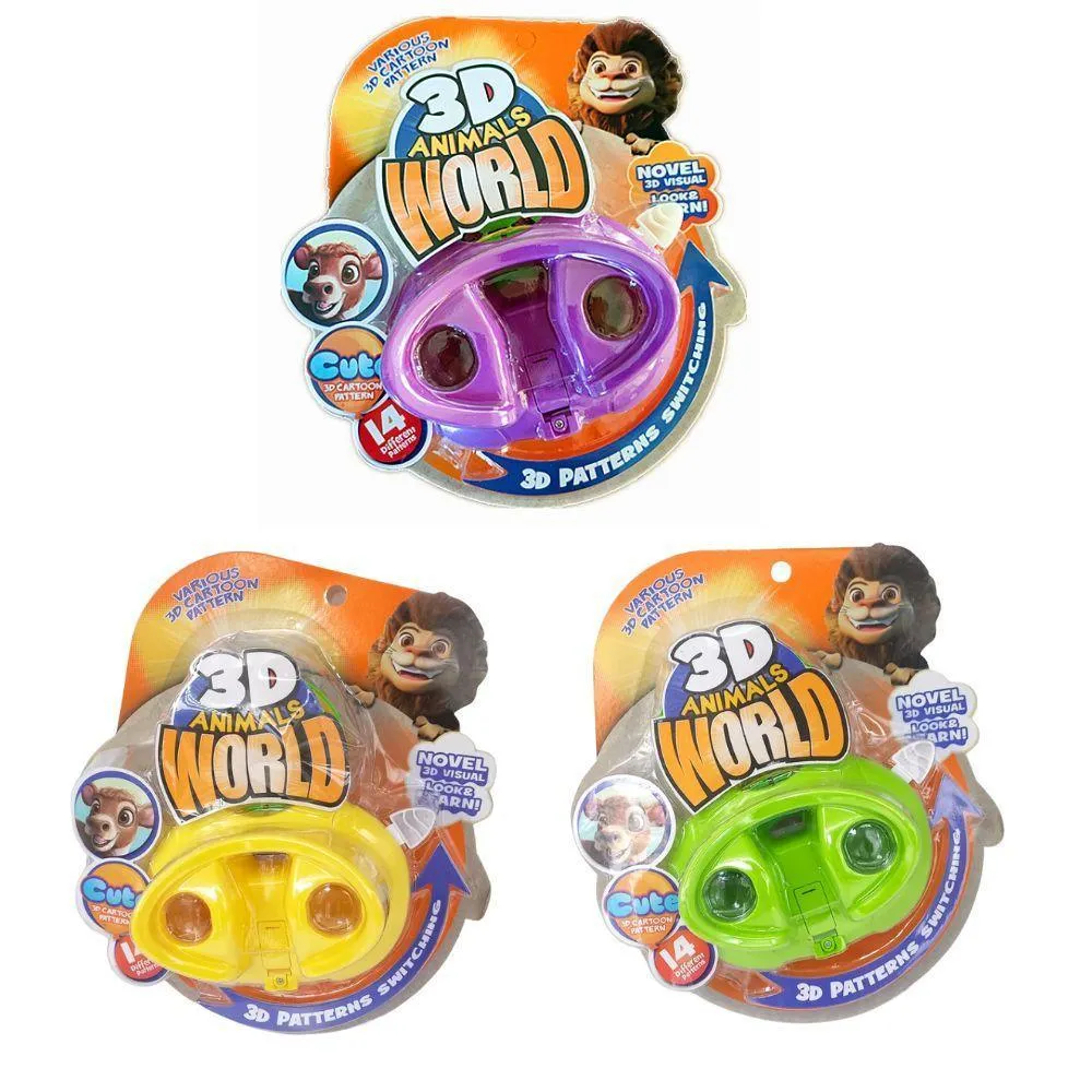 3D Elliptical Animal Viewing Machine - Explore 3D Animal World with 14 Different Patterns - Ages 3 