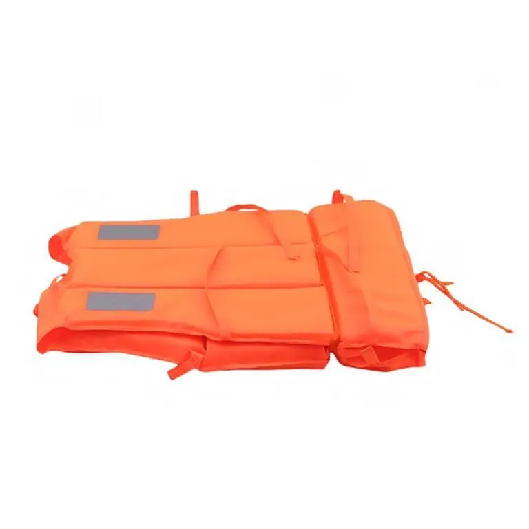 Adult and Child Life Jacket Swim Vest with Whistle and Adjustable Belts - 42 x 59cm