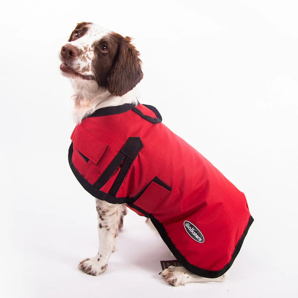 All Seasons Waterproof Dog Coat in Red