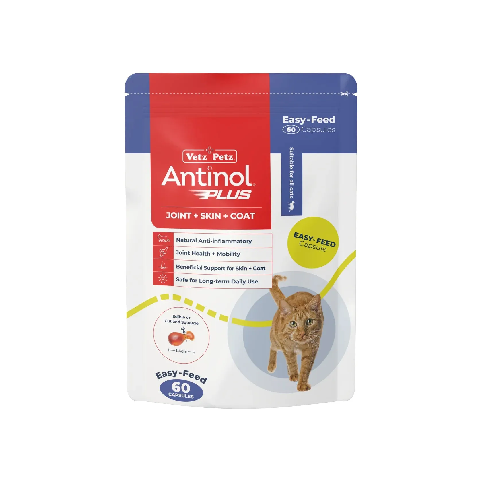 Antinol Plus for Cats - Easy Feed Capsules