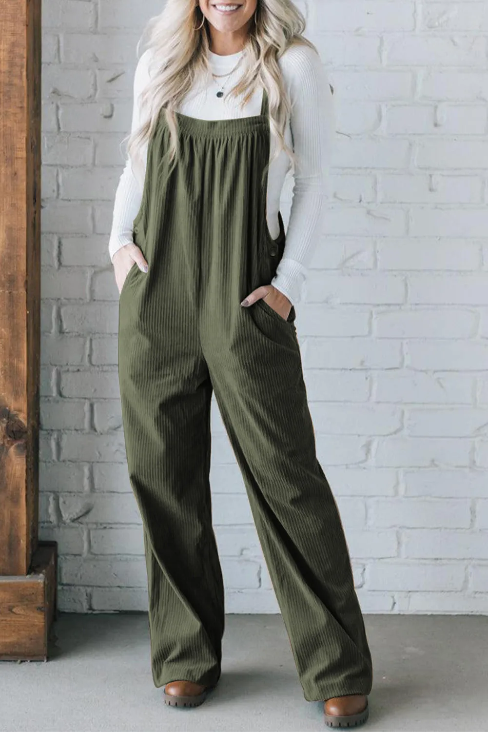 Army Green Jumpsuit