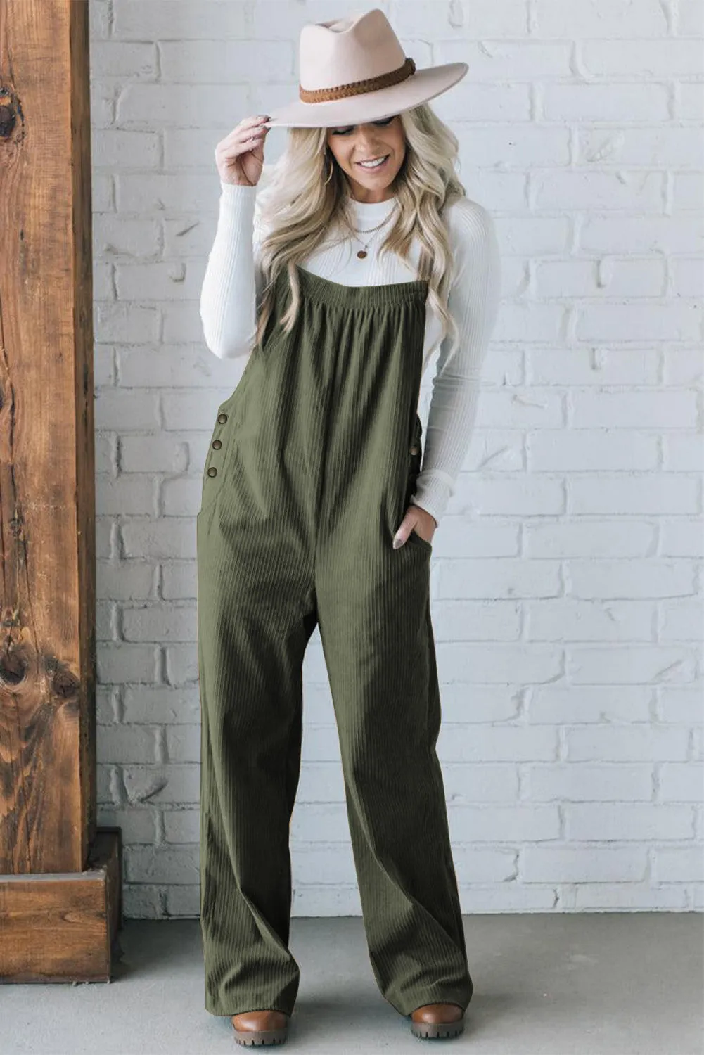 Army Green Jumpsuit