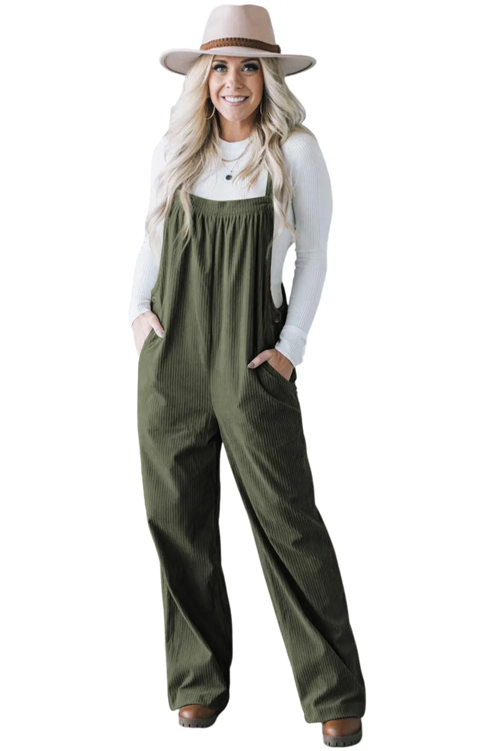 Army Green Jumpsuit