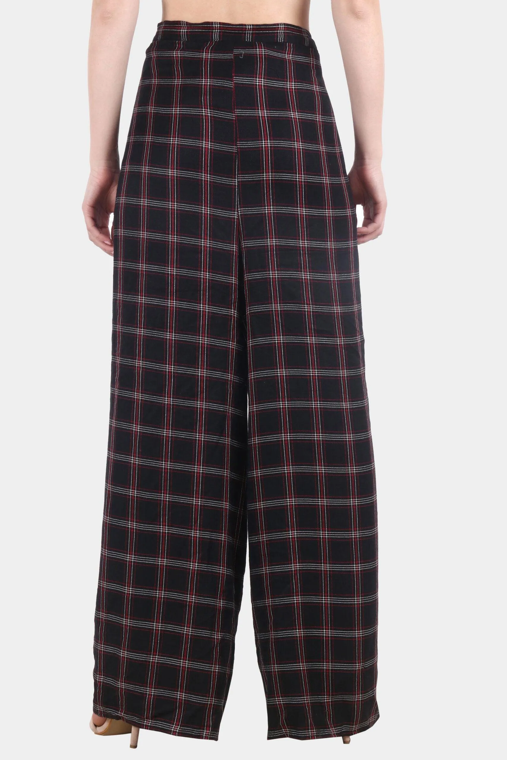 Black Checked Multiwear Jumpsuit/Pant