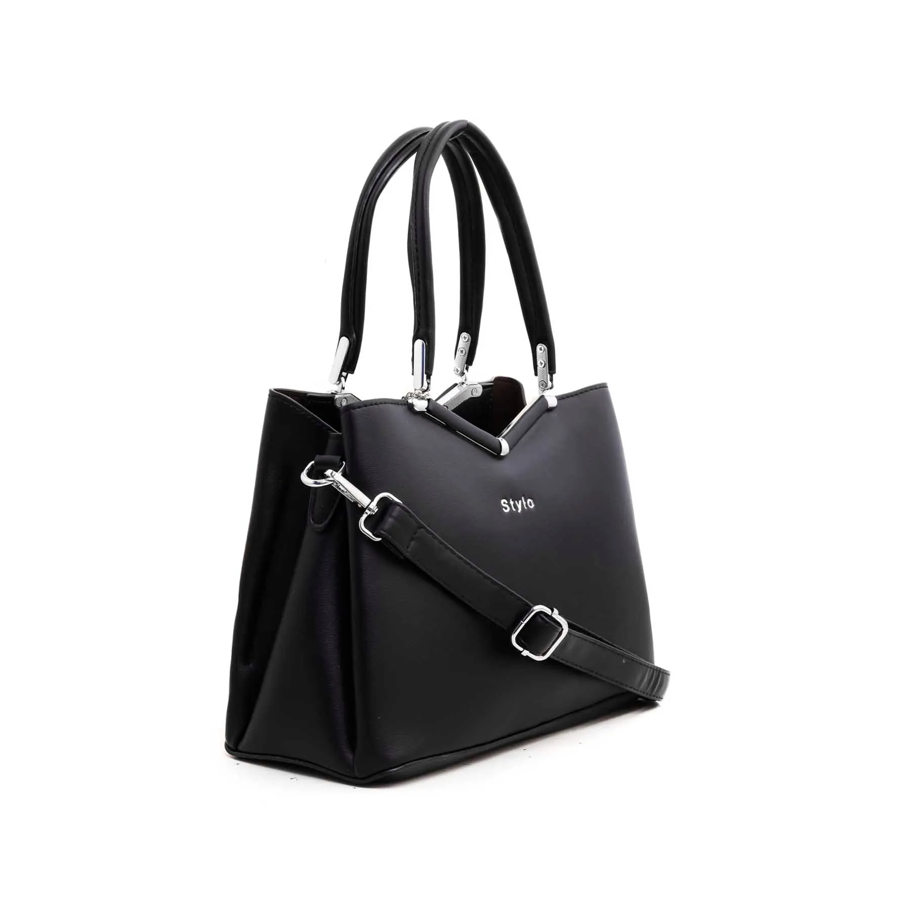 Black Formal Hand Bag P35966