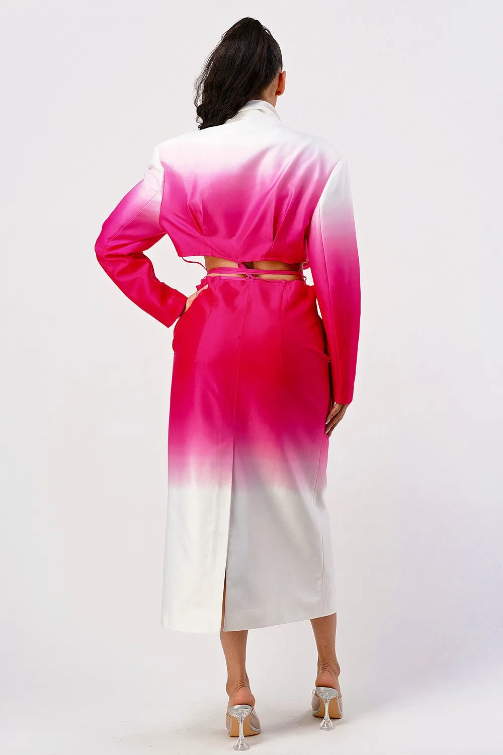 Bold and Beautiful: Ombre Trench Dress