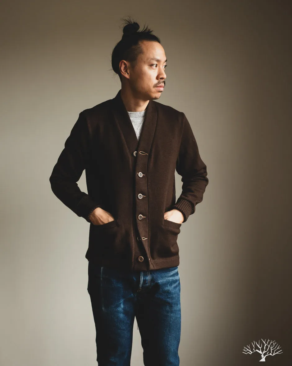 Classic Cardigan - Brown (Modified)