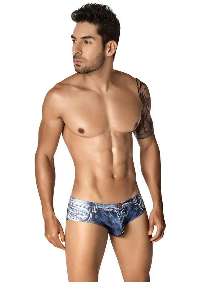 Clever Indigo Jean Latin Brief Underwear Blue 5200 Size S