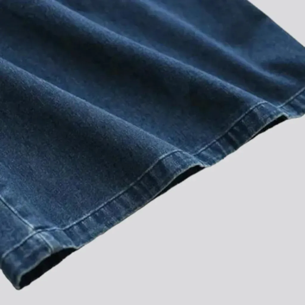 Culottes street denim pants for ladies