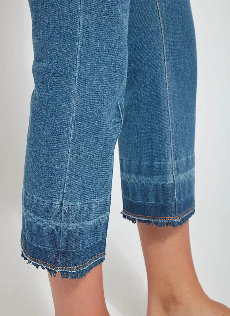 Daria Gradient Hem Denim - Mid Wash