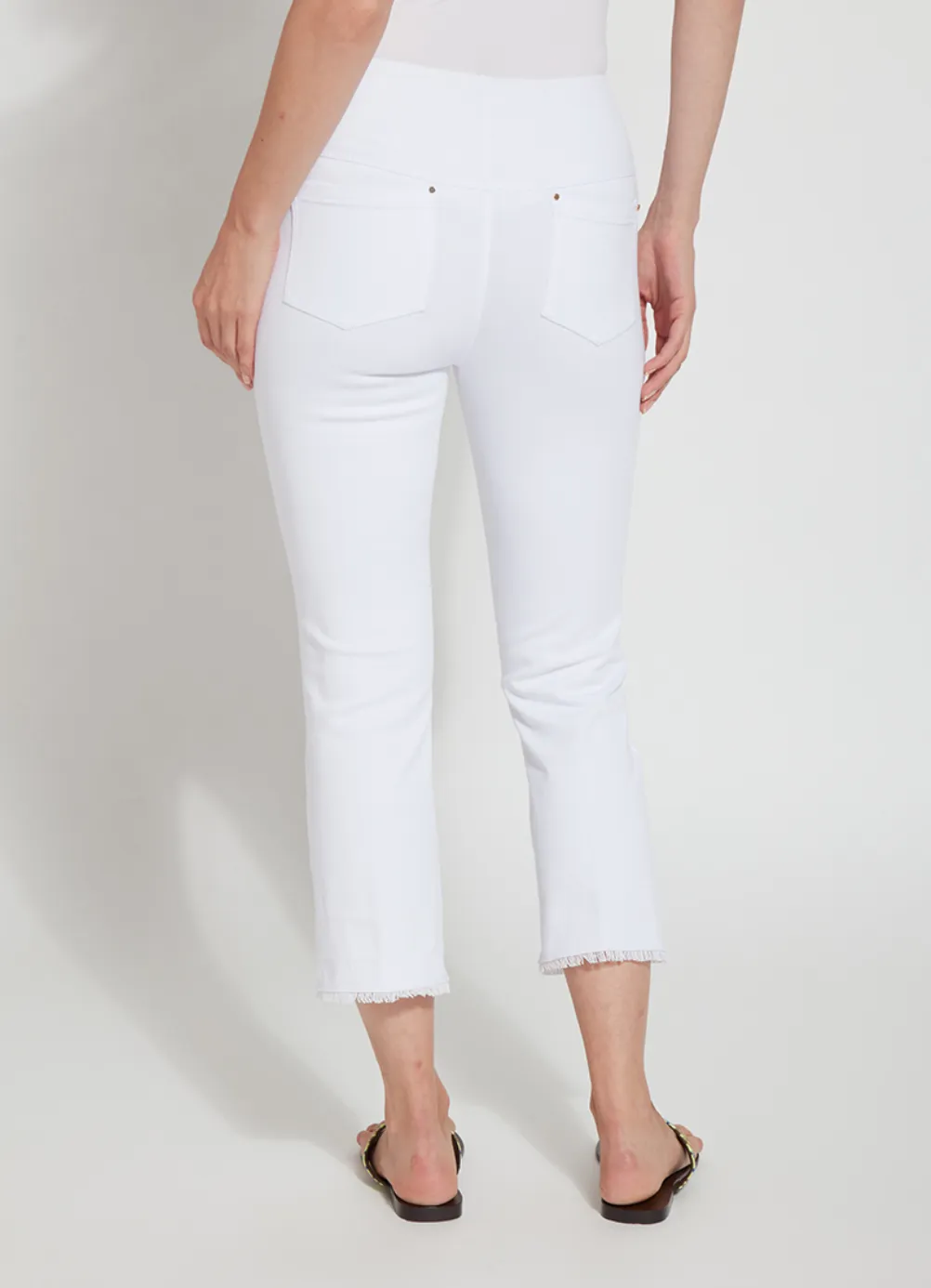 Daria Gradient Hem Denim - White