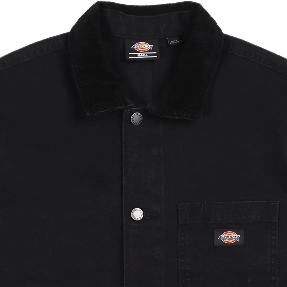 Dickies Duck Unlined Chore Jacket - Stonewashed Black