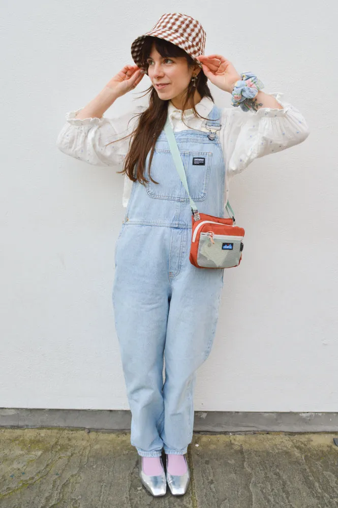 Dr Denim Lydia Stream Light Worn Dungarees