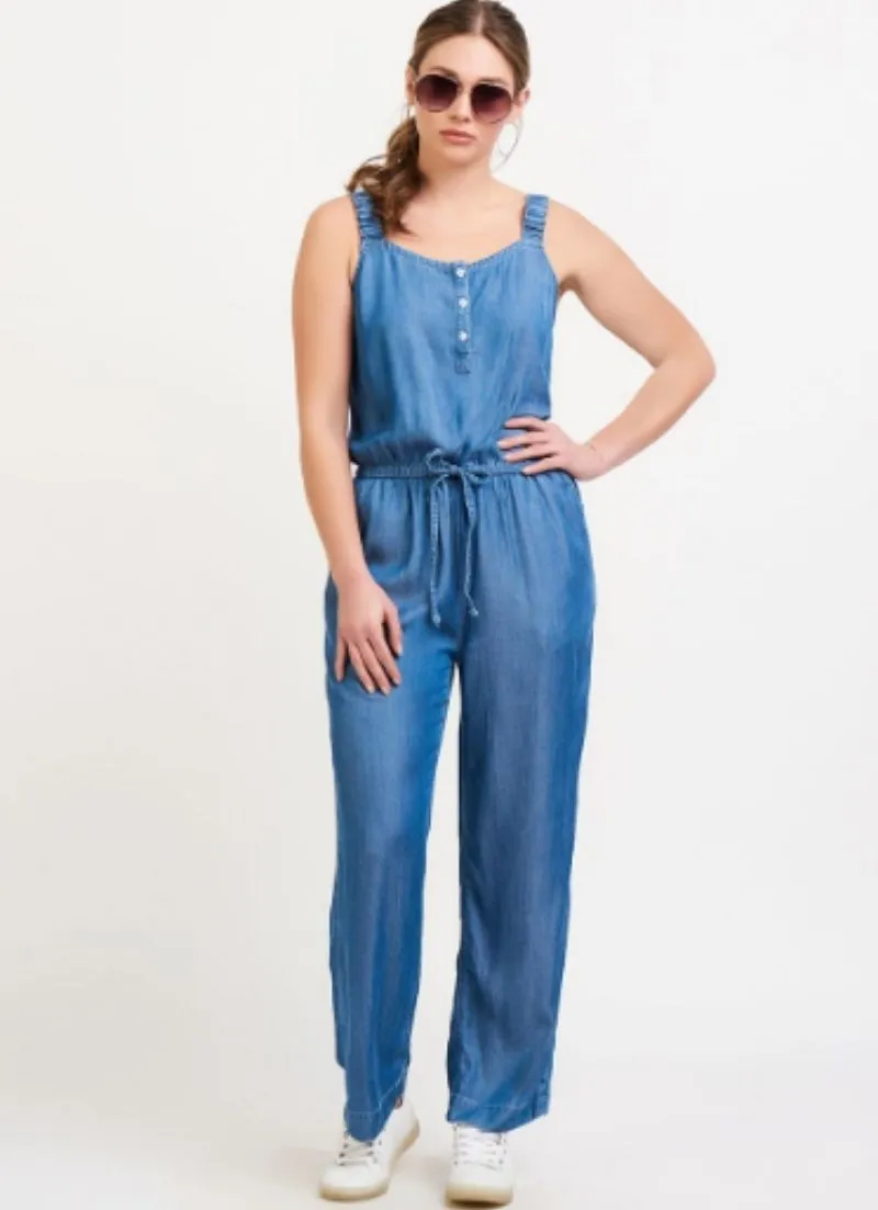 Drawstring Jumpsuit