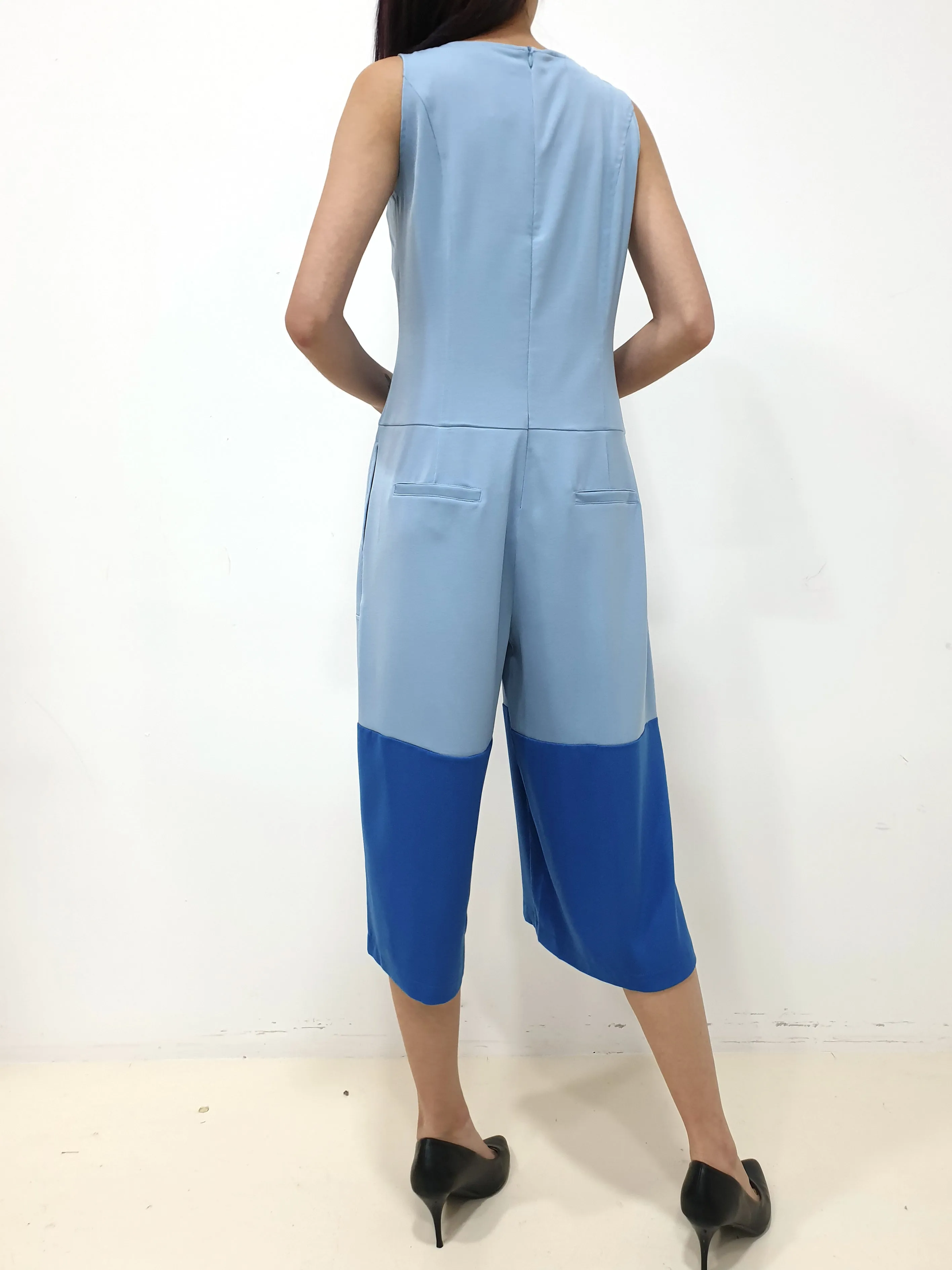 Duo Colour Jumpsuit - Blue