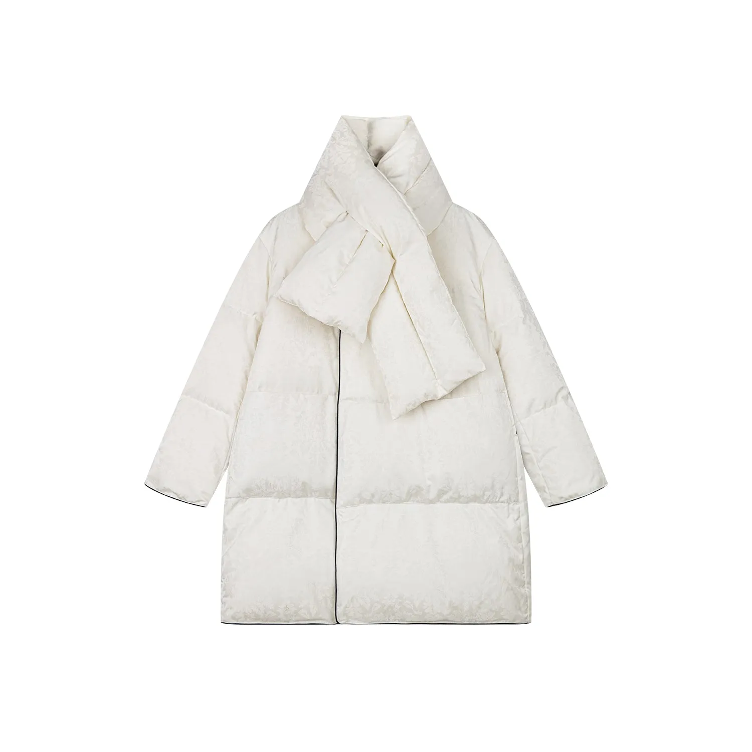 Duvet-inspired puffer coat