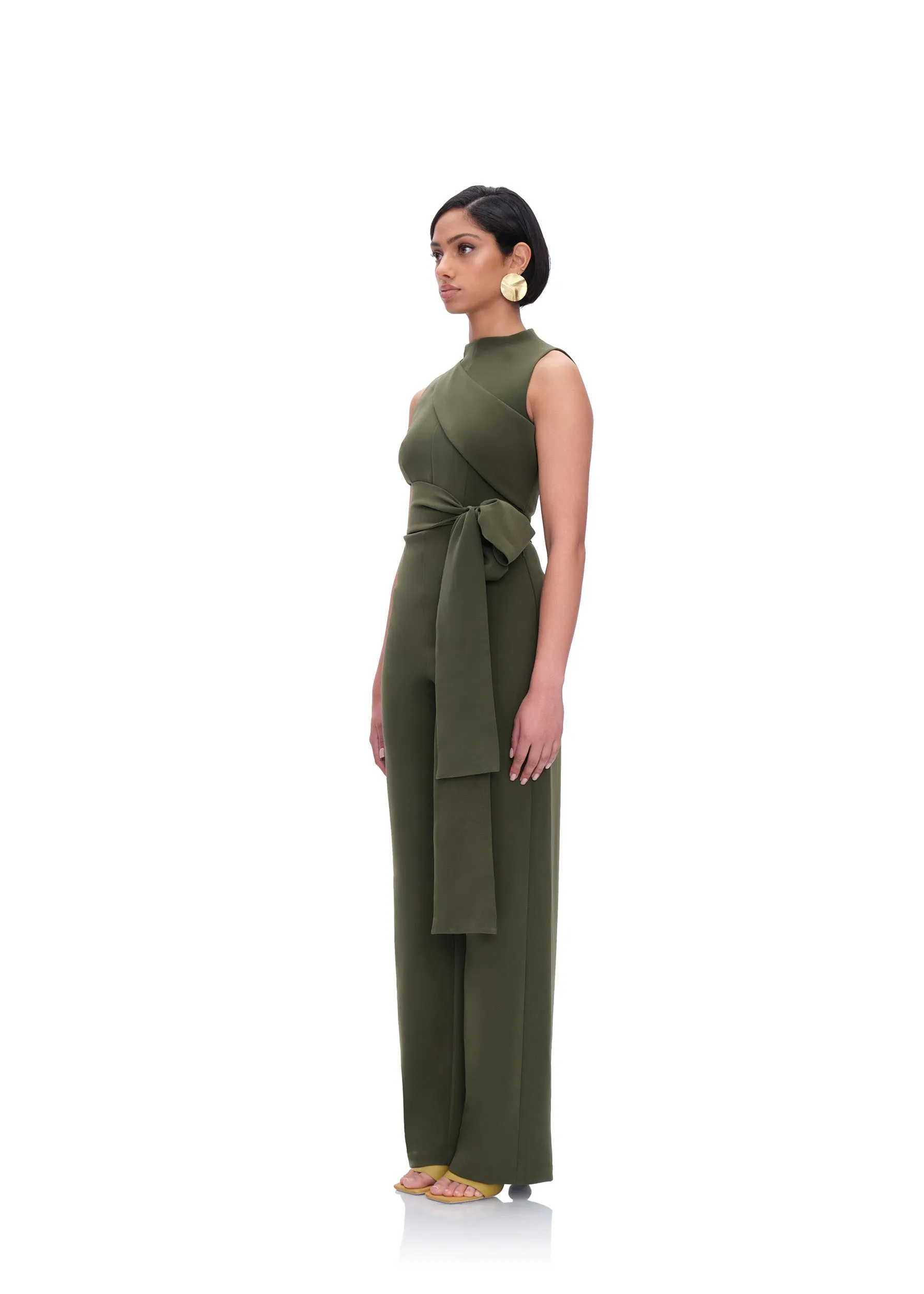 EDAR JUMPSUIT - OLIVE