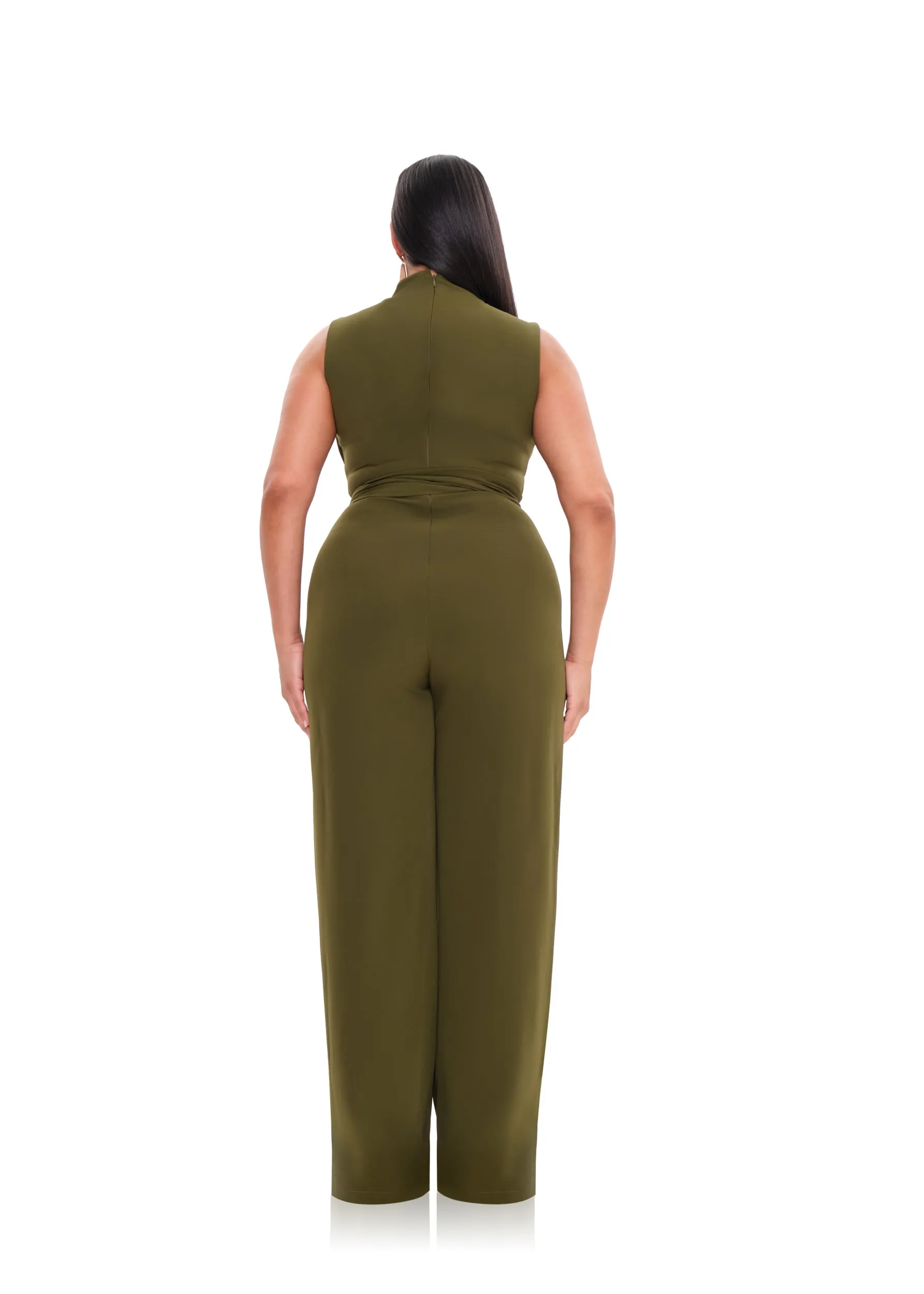 EDAR JUMPSUIT - OLIVE