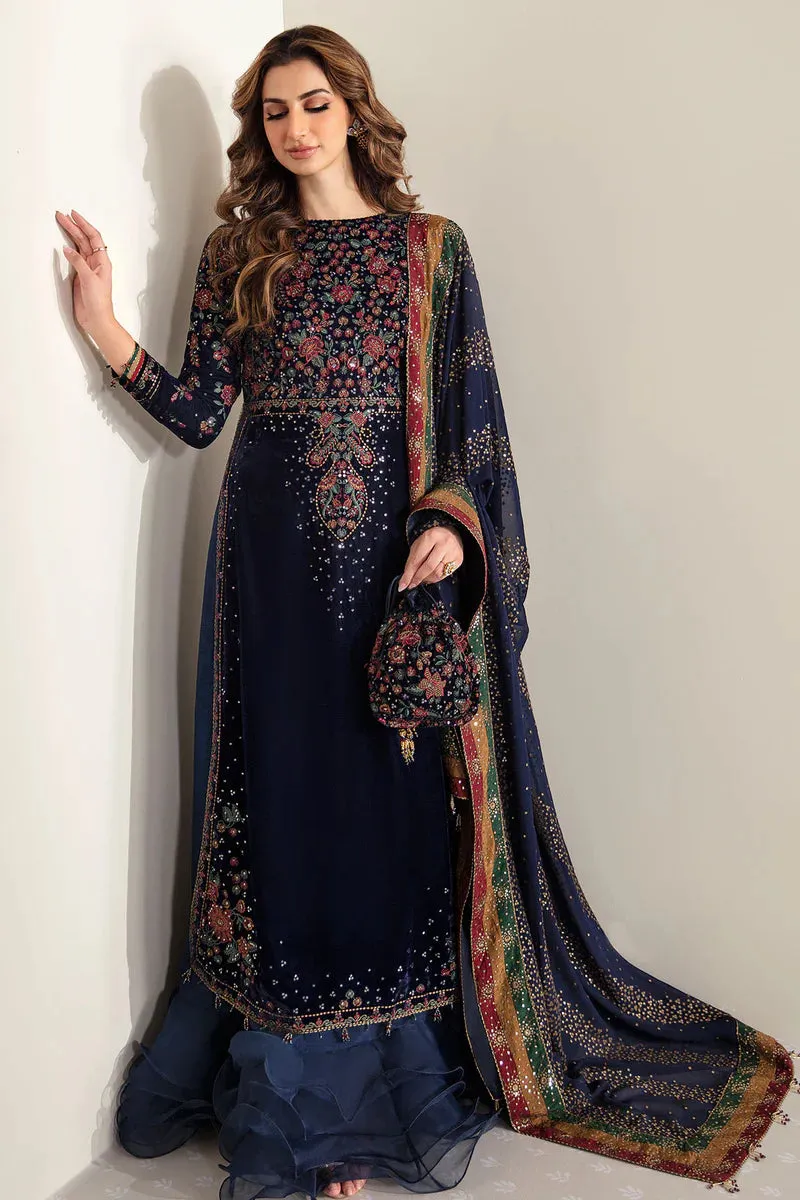 EMBROIDERED VELVET FORMAL VF-2005