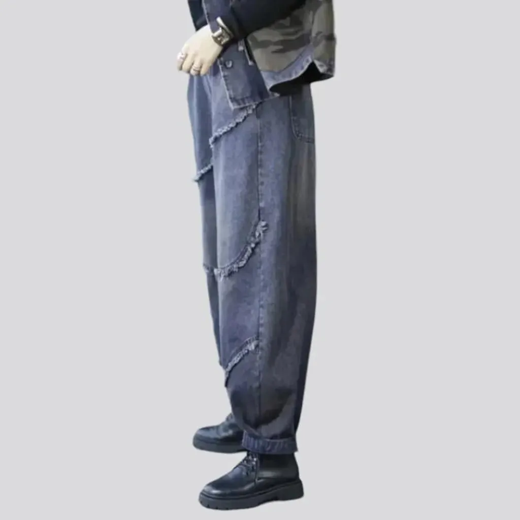 Fashion baggy women's jean pants