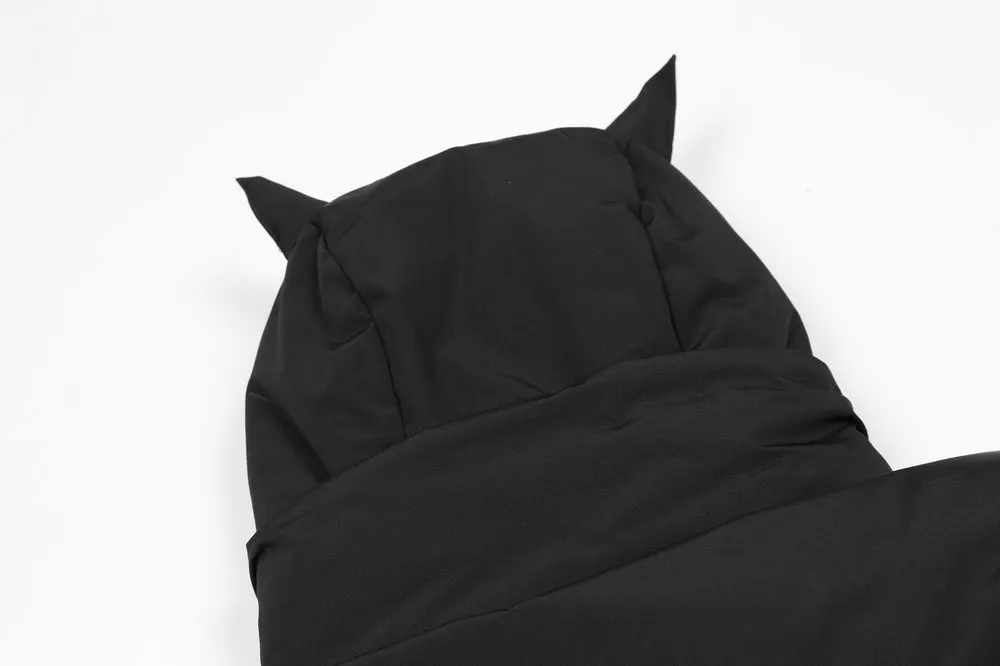 Feline Noir Puffer Jacket