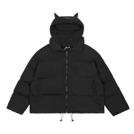 Feline Noir Puffer Jacket