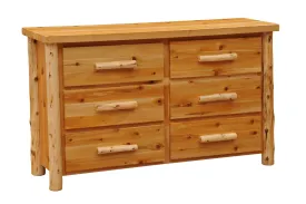 Fireside Lodge Cedar Voyageur Six Drawer Dresser