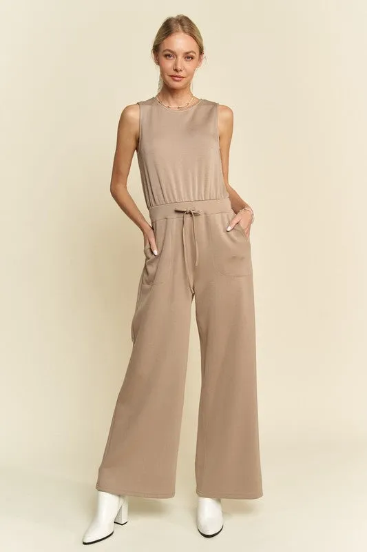 Fit For Fall Sleeveless Jumpsuit