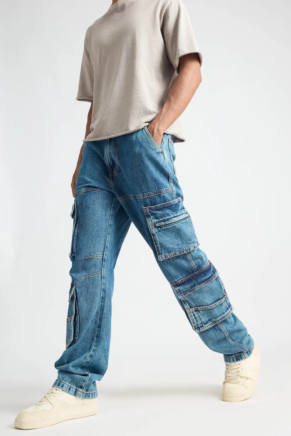 Functional Cargo Men's Jeans