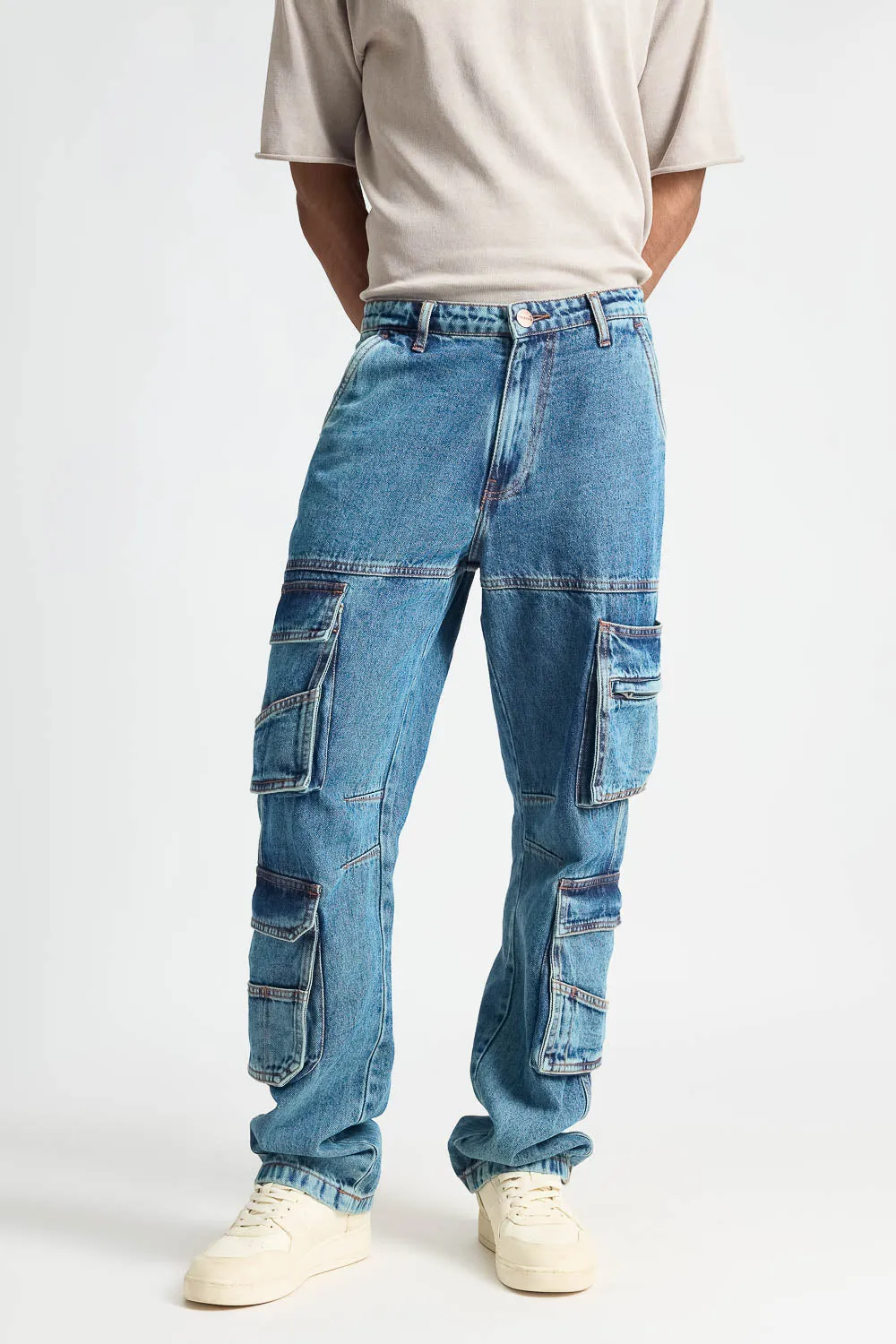 Functional Cargo Men's Jeans