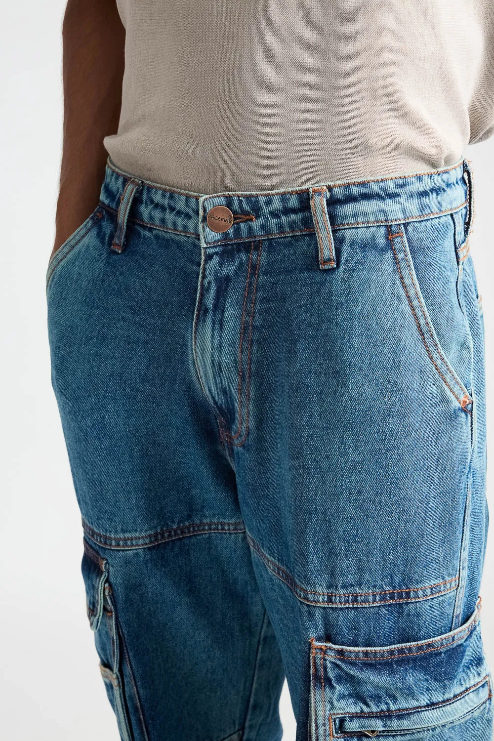 Functional Cargo Men's Jeans