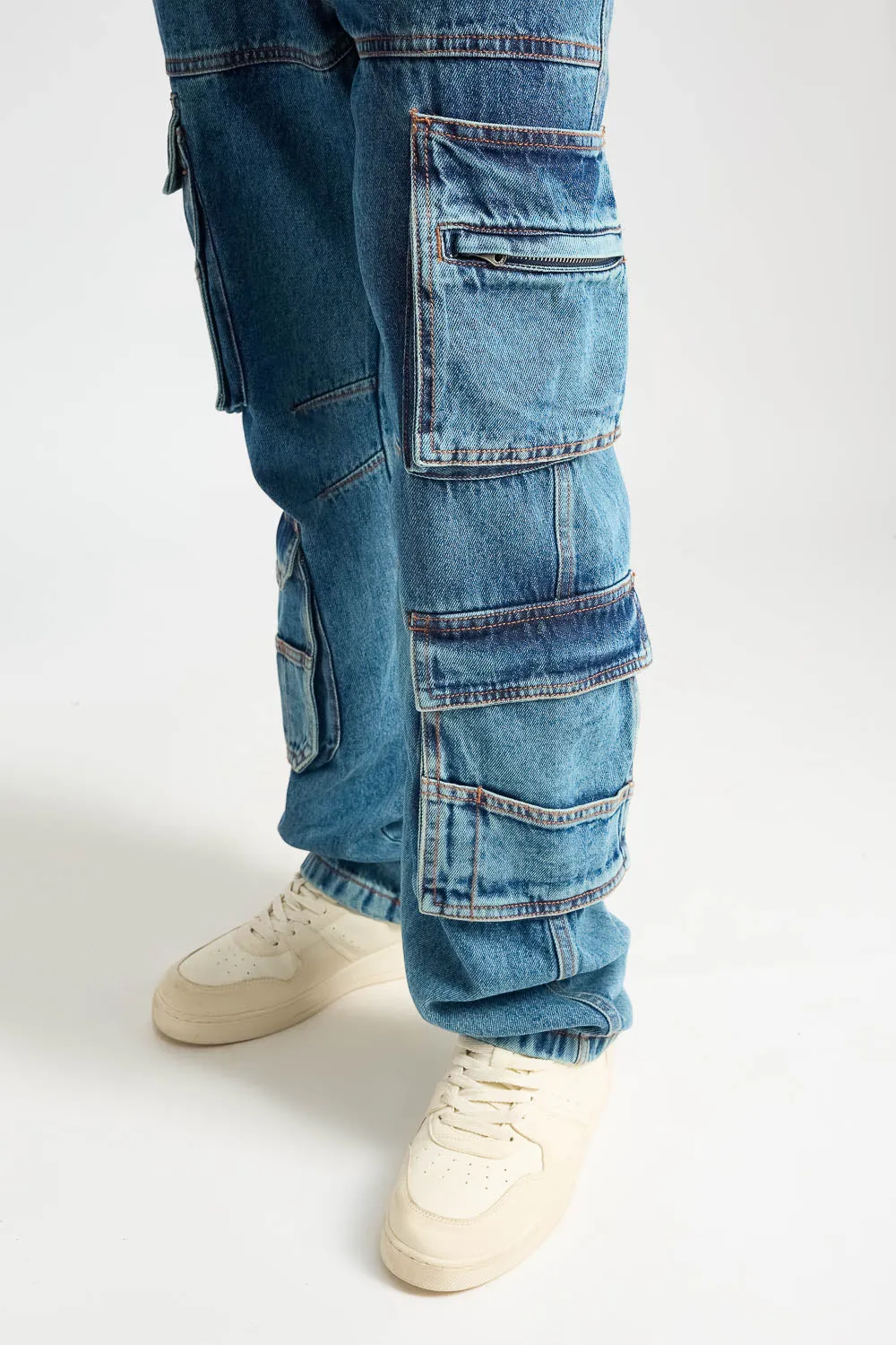 Functional Cargo Men's Jeans