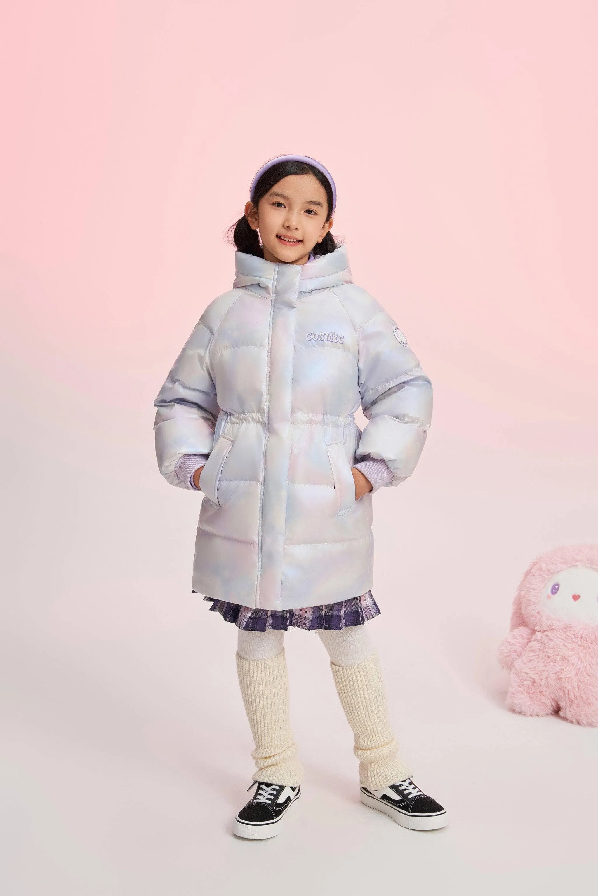 Girl's Floppy Bunny Down Coat