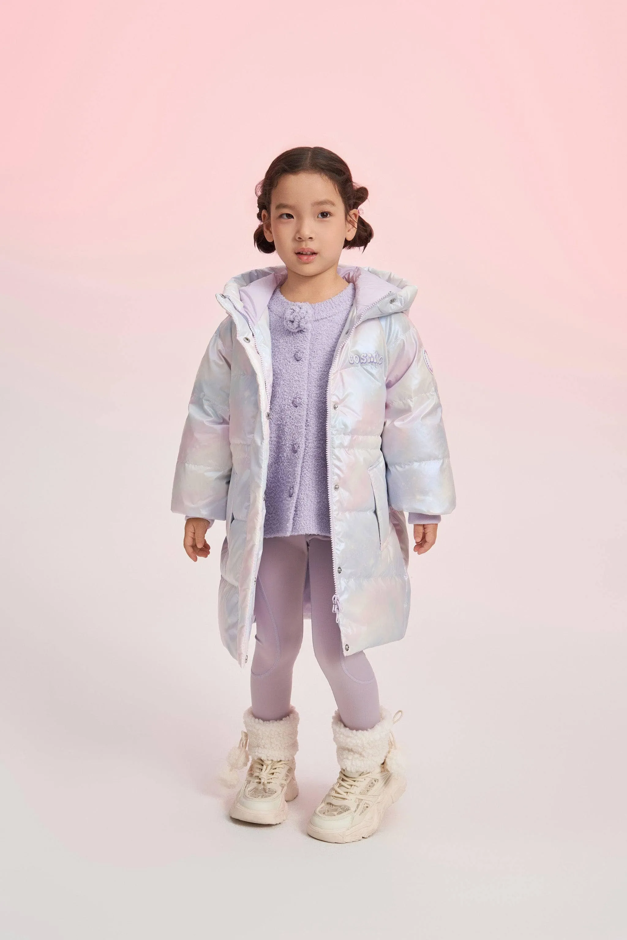 Girl's Floppy Bunny Down Coat