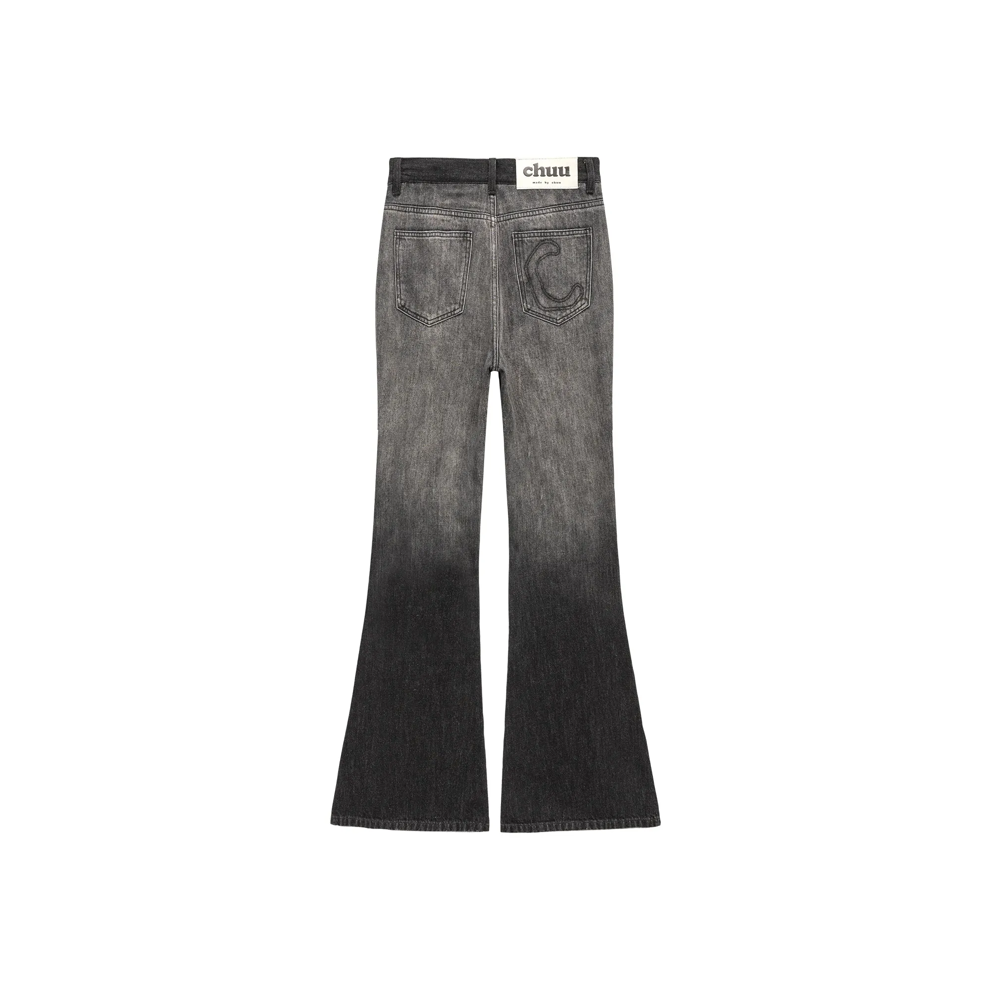 Gradient Bootcut Denim Jeans