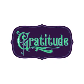 Gratitude Durable Decal