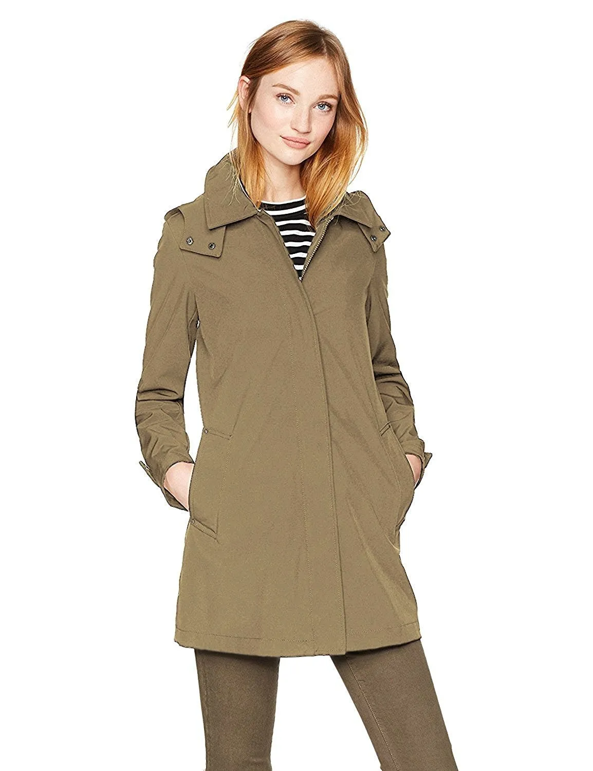 Kenneth Cole Women's Bonded Rain Jacket - CLEARANCE