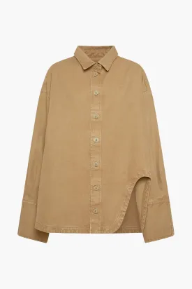 KHAKI SHORT COAT