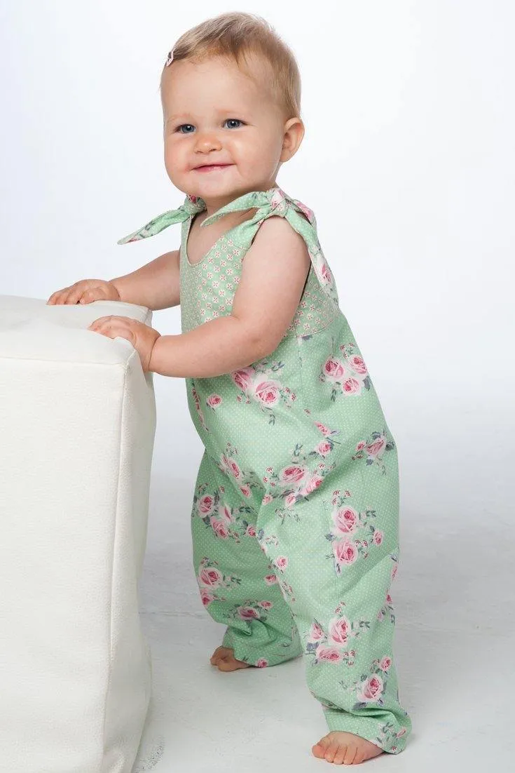 LOTTE Baby girls overall sewing pattern ebook pdf