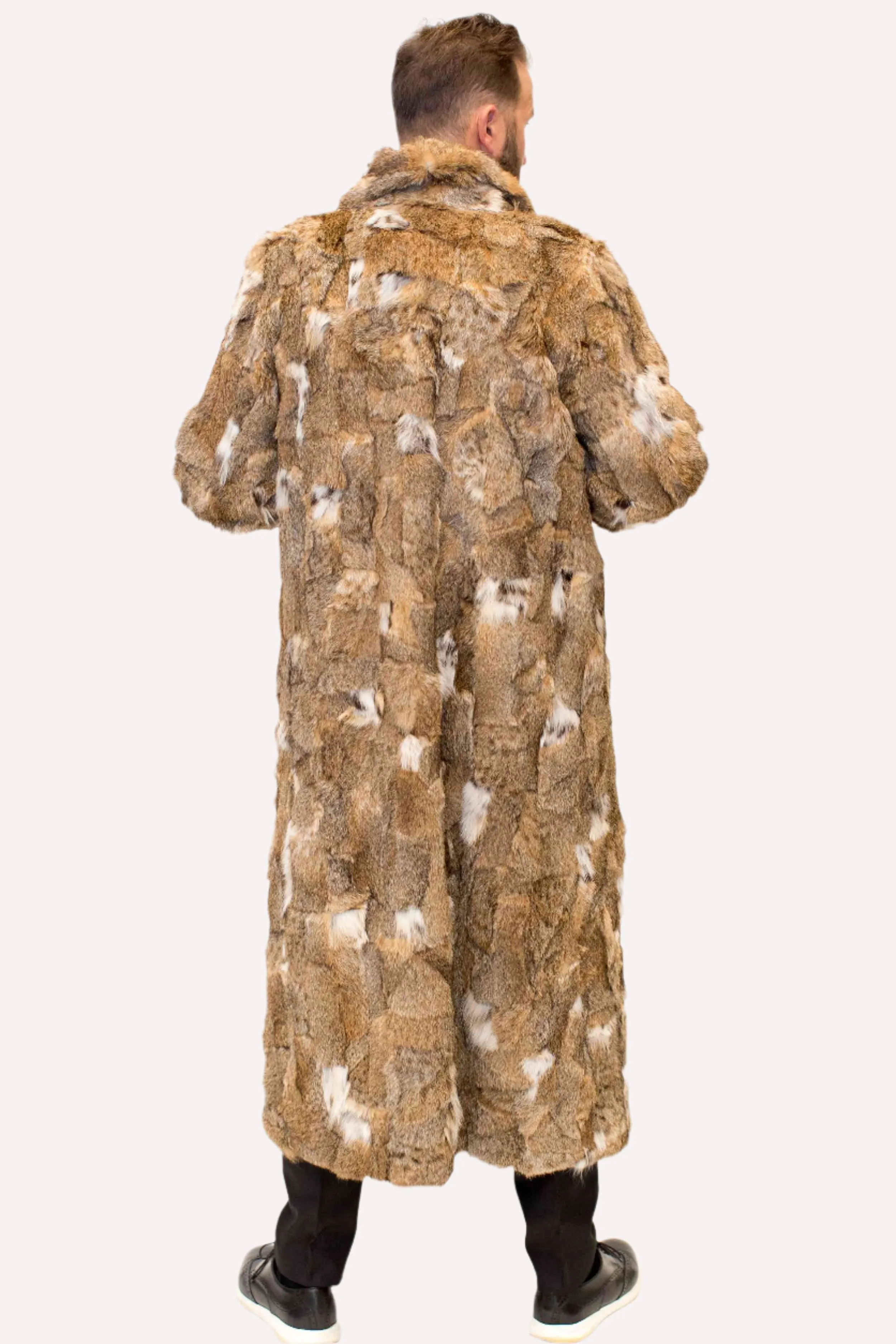 Men's Lynx Bobcat Fur Coat