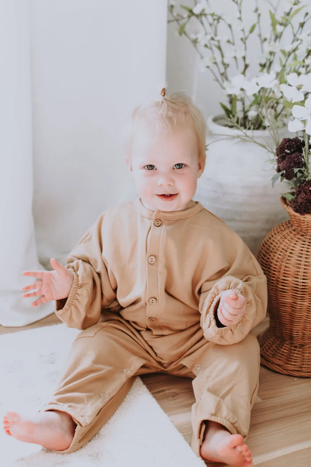 Merrill Jumpsuit in Camel