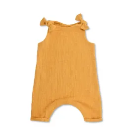 Mustard Muslin Overall