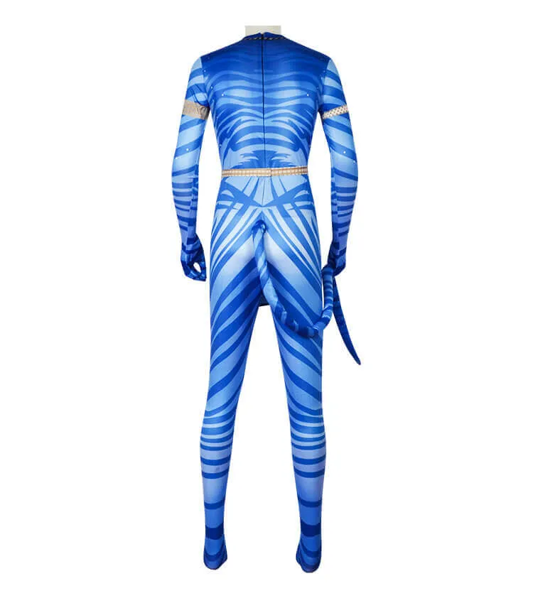 Neytiri Cosplay Costume The Way of Water Na'vi Jumpsuit Neytiri Outfit for Girls and Adult