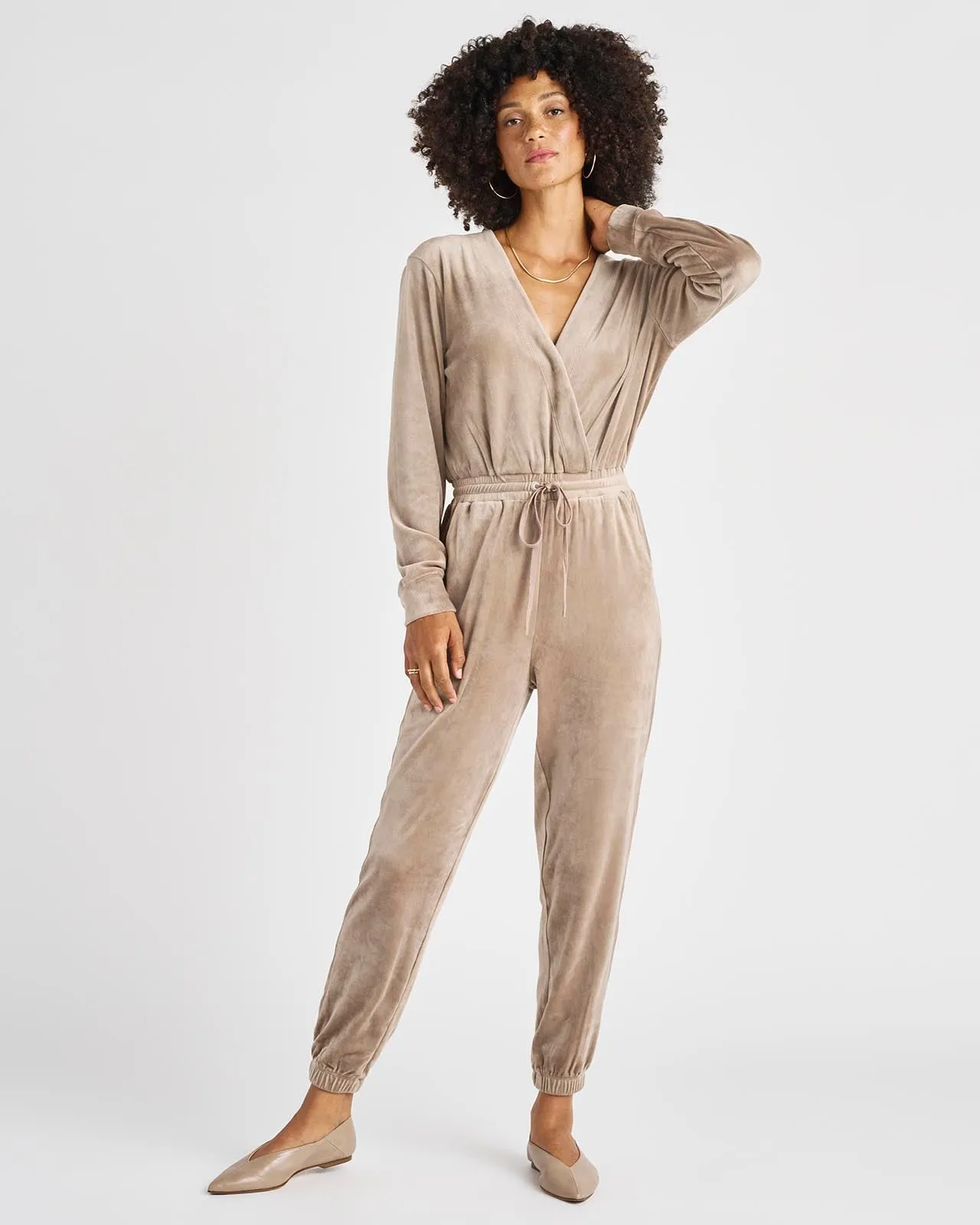 Nicola Velour Jumpsuit