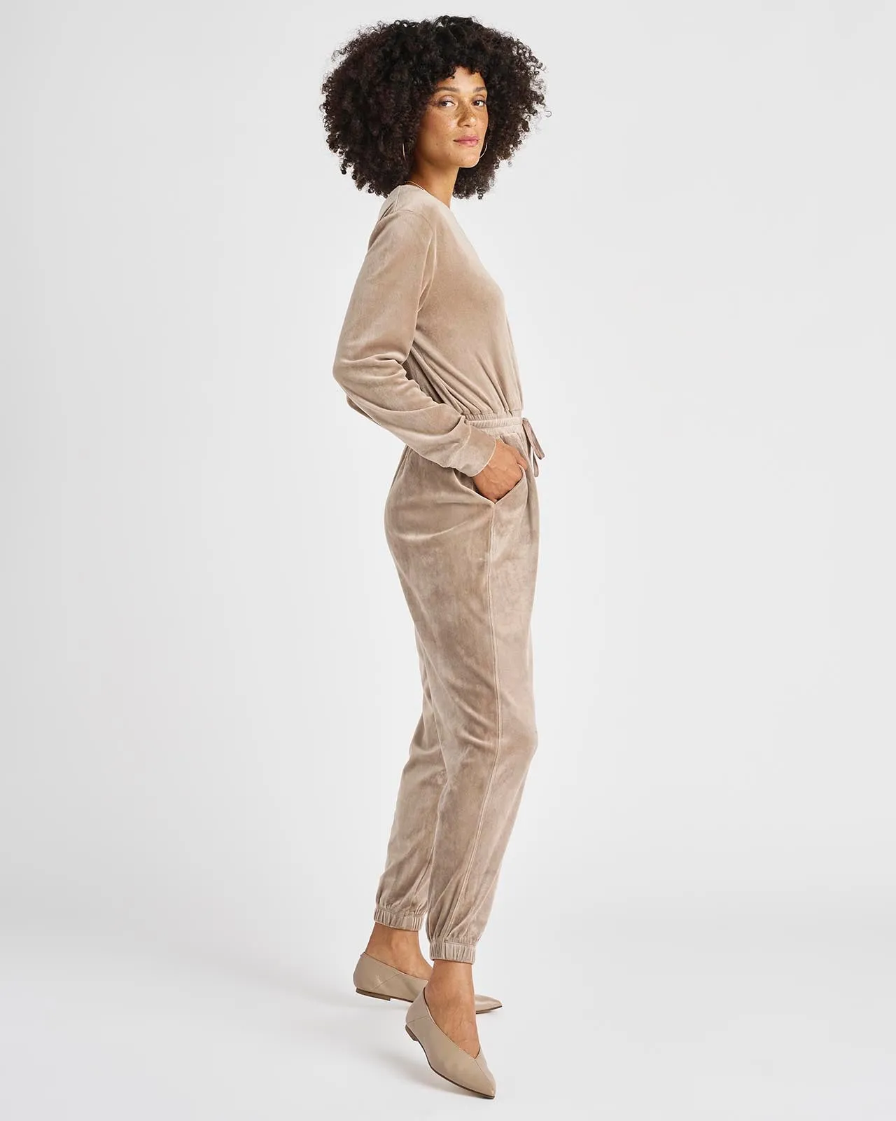 Nicola Velour Jumpsuit