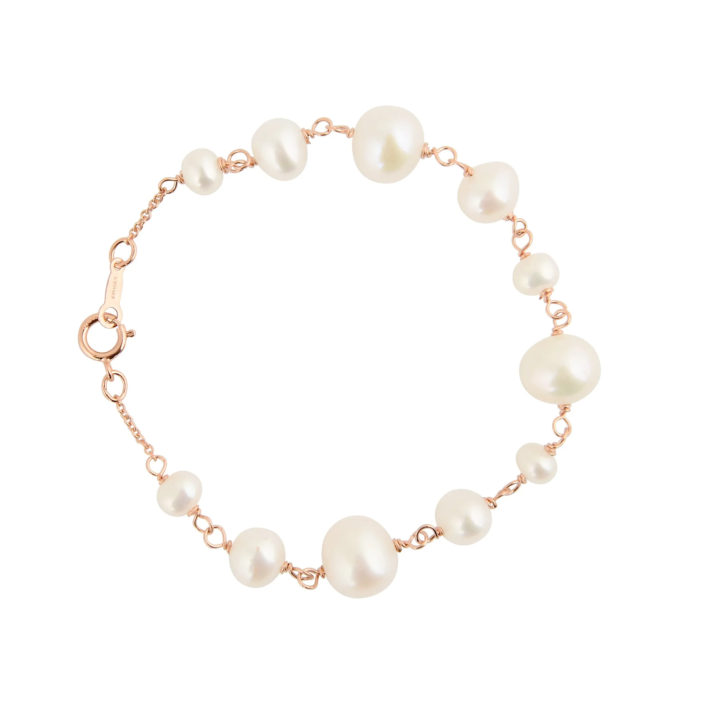 Pearl Elegance Rose Gold Bracelet