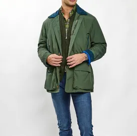 Ralph Coat in Green Nylon Performance